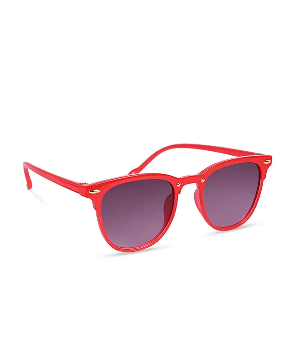 Buy online Red Frame With Red Lens Sunglasses from Eyewear for Women by  Pink Root for ₹429 at 14% off | 2024 Limeroad.com