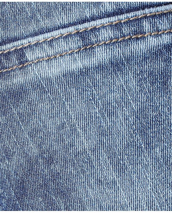 Babyhug DENIM Washed Full Length Jeans With Stretch & Suspender - Blue