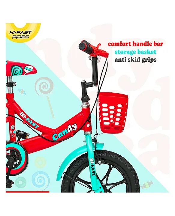 HiFast Candy With Back Seat and 95 Assembled 14 T Road Cycle Red