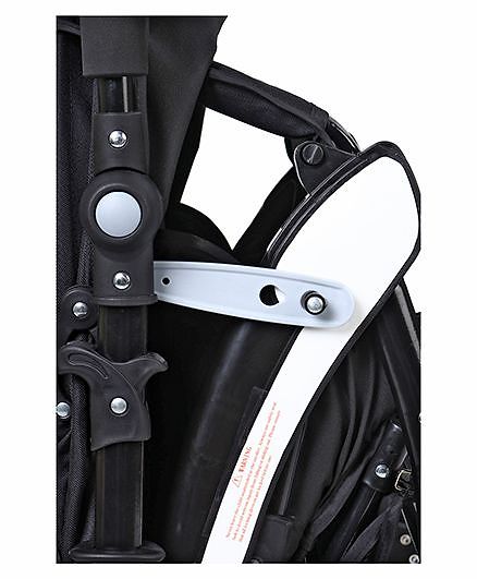 Babyhug Joy Ride Stroller With Reversible Handle - Black