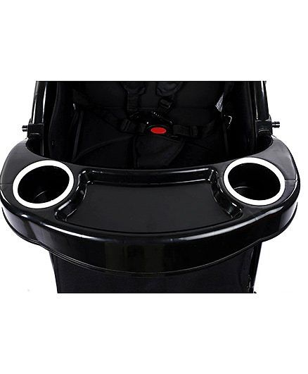 Babyhug Joy Ride Stroller With Reversible Handle - Black