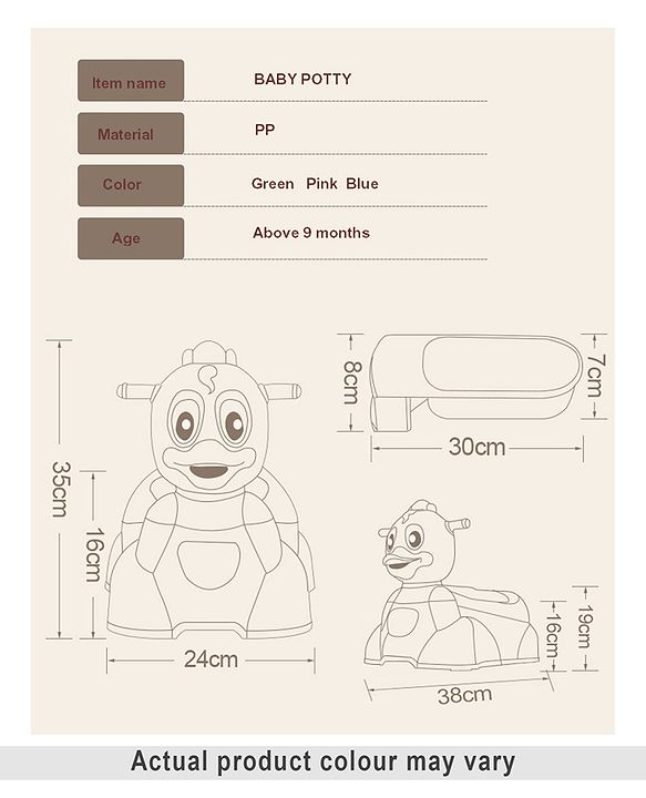 Babyhug Duckling Potty chair with Music - Pink