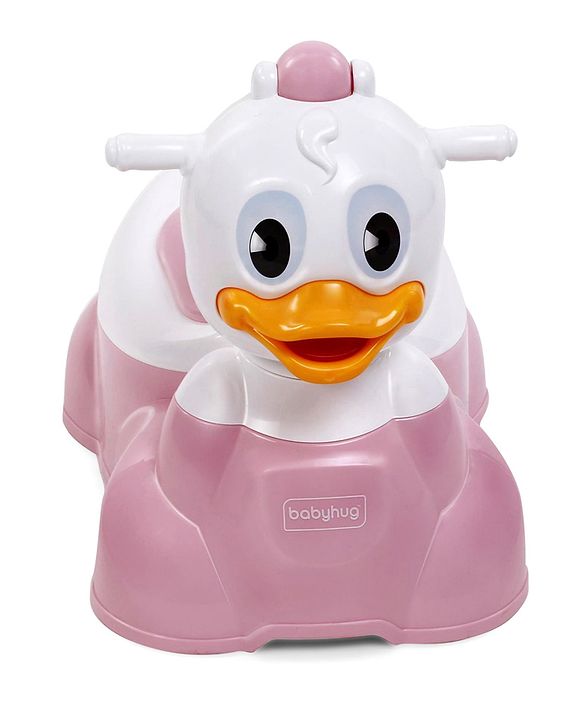 Babyhug Duckling Potty chair with Music - Pink