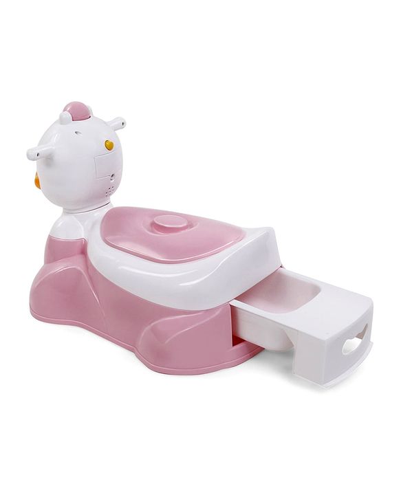 Babyhug Duckling Potty chair with Music - Pink
