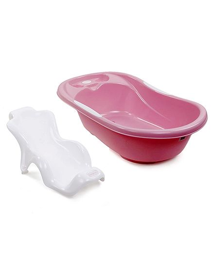 Babyhug Large Bath Tub with Bather - Pink
