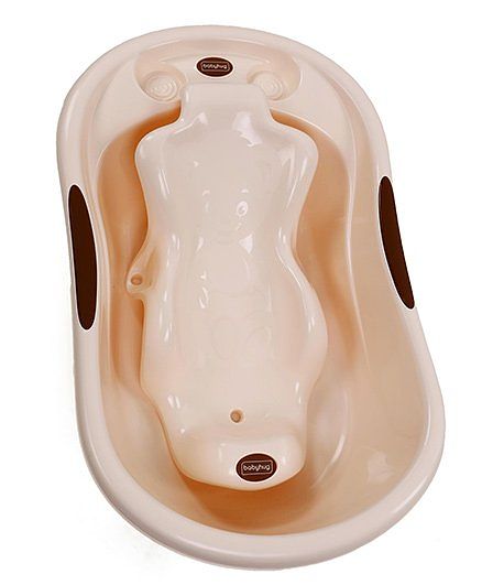 Babyhug Large Bath Tub with Bather (Color May Vary)