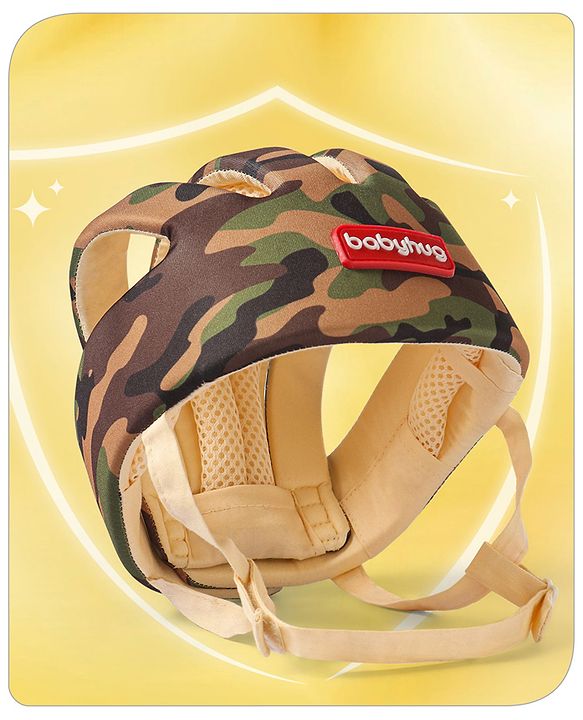 Babyhug Premium Baby Safety Helmet - Camouflage