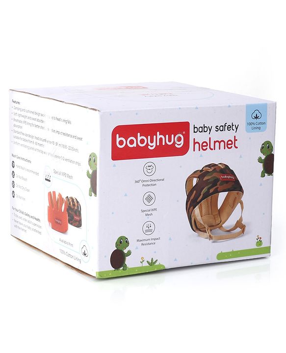 Babyhug Premium Baby Safety Helmet - Camouflage