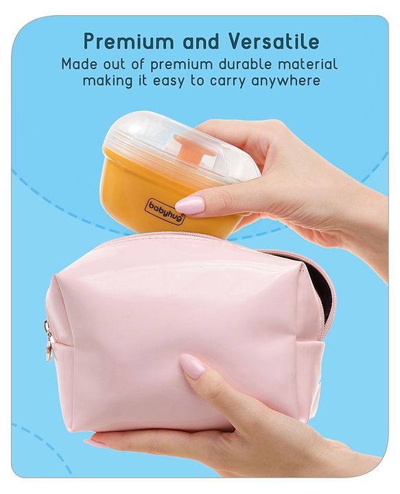 Babyhug Powder Puff with Container -Yellow