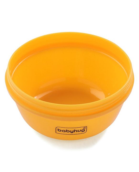 Babyhug Powder Puff with Container -Yellow