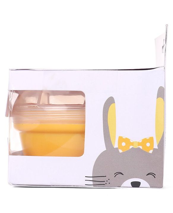 Babyhug Powder Puff with Container -Yellow