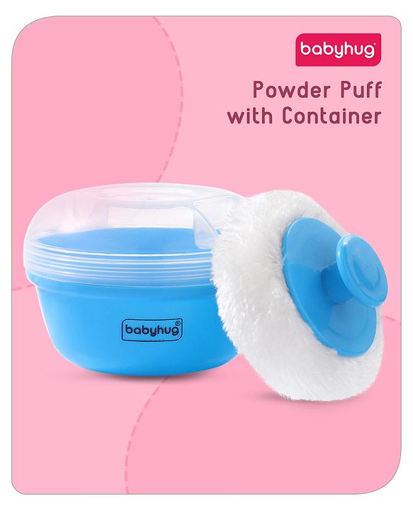 Babyhug Powder Puff with Container -Yellow