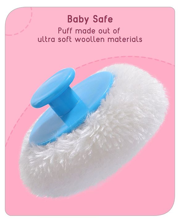 Babyhug Powder Puff with Container -Yellow
