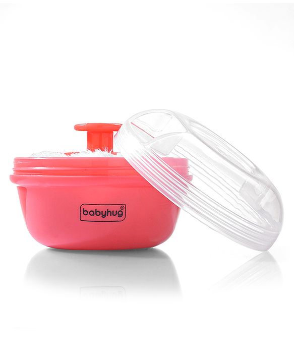 Babyhug Powder Puff with Container -Yellow