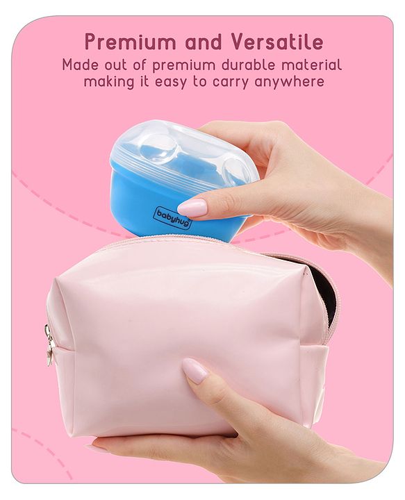 Babyhug Powder Puff with Container - Blue