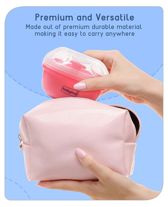 Babyhug Powder Puff with Container - Blue