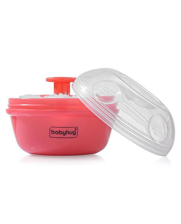 Babyhug Powder Puff with Container - Blue