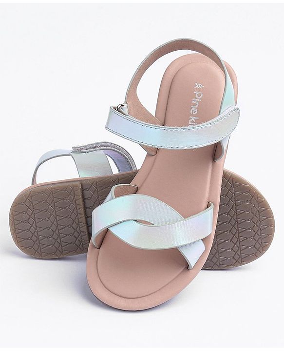 Pine Kids Velcro Closure Sandals - Pink