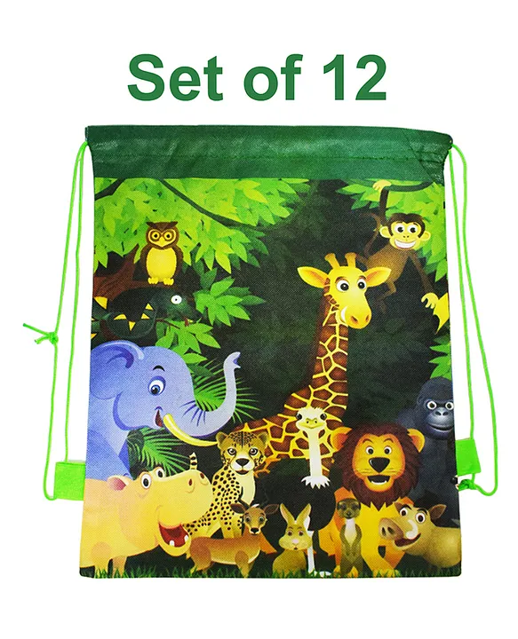 Belleza Crafting with Creativity Jungle/Forest Animal Theme D005 Print  Waterproof Thank You Party 40 Pieces Stickers, Kids Birthday, Gift  Wrapping, Party Favours, Return Gifts (Pack of 1) : Amazon.in: Toys & Games