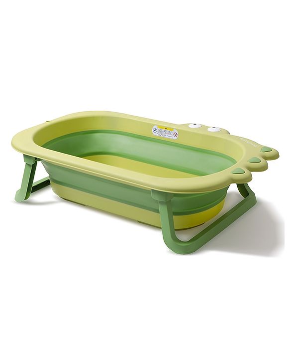 Babyhug Foldable Baby Bath Tub - Green