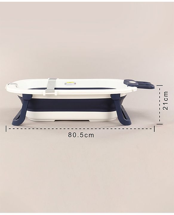 Babyhug Foldable Baby Bath Tub - Blue