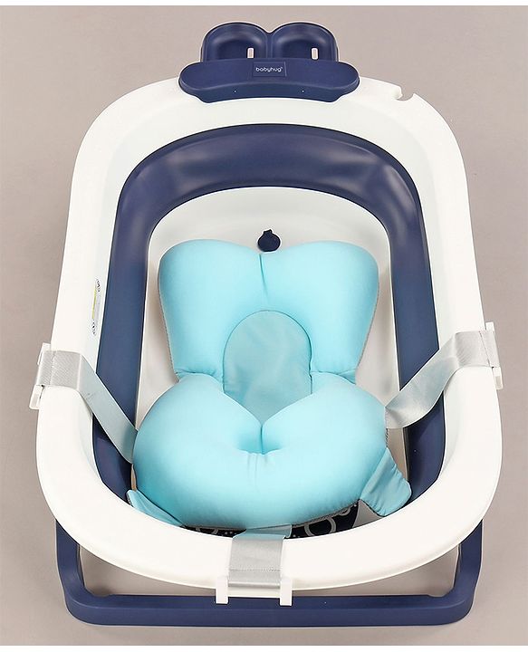 Babyhug Foldable Baby Bath Tub - Blue
