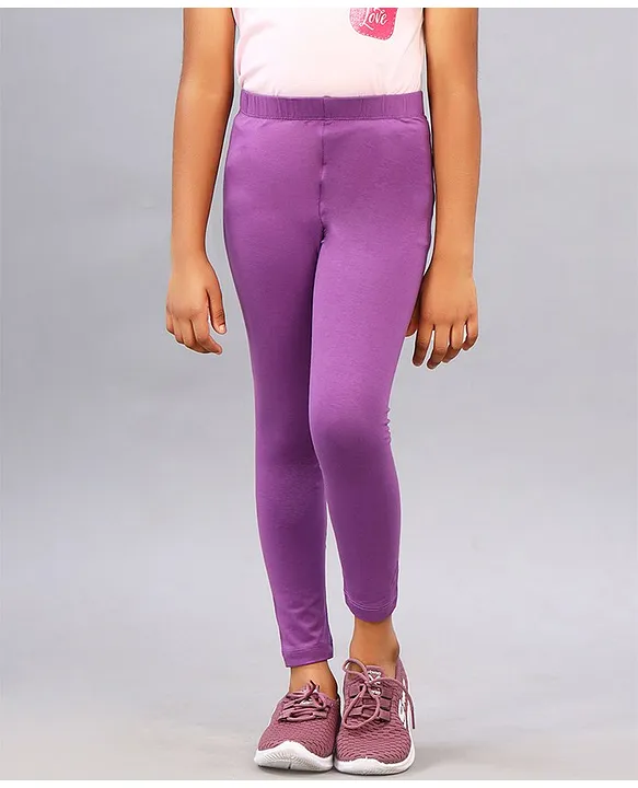 Children's leggings, lavender | jozanek.com