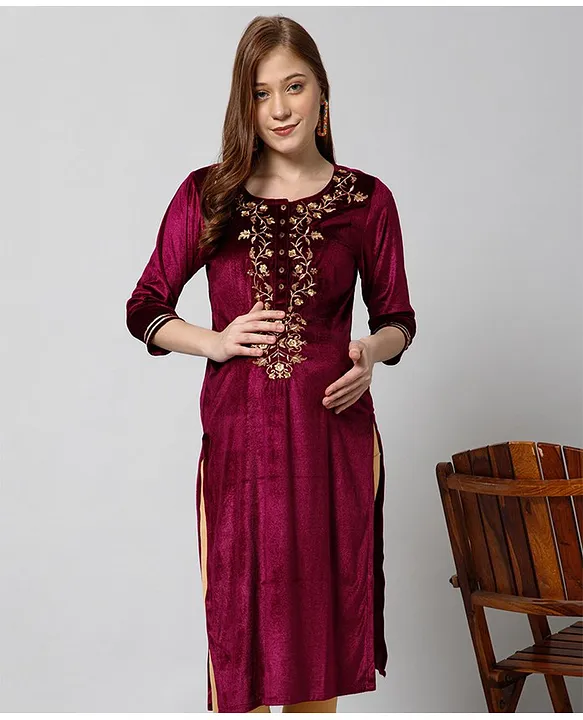Price 600 free ship,Size 38,40,42,44 Pure cotton 60*60 maternity/Feeding  Kurtis with both side zips Back Knot provided Sleeves… | Instagram
