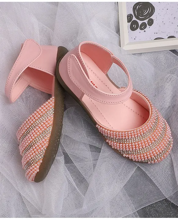 Pink 2024 embellished sandals