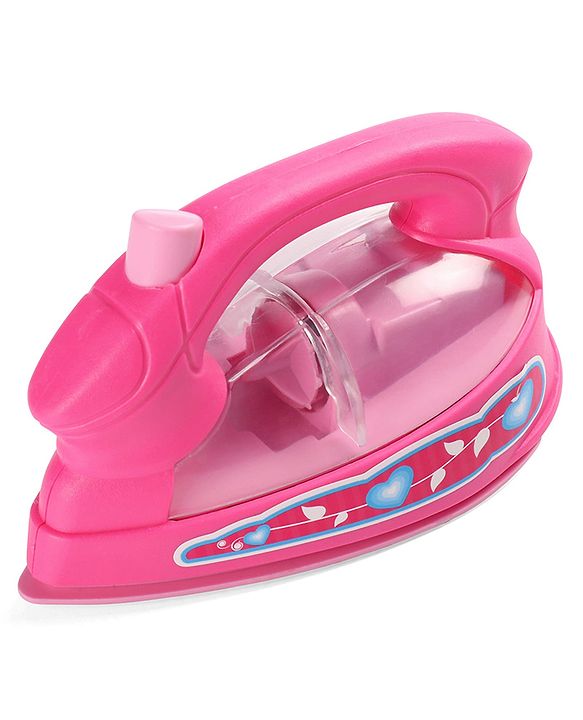 Babyhug Roleplay Home Appliances Set Washing Machine Iron Vacuum Cleaner Sewing Machine- Pink