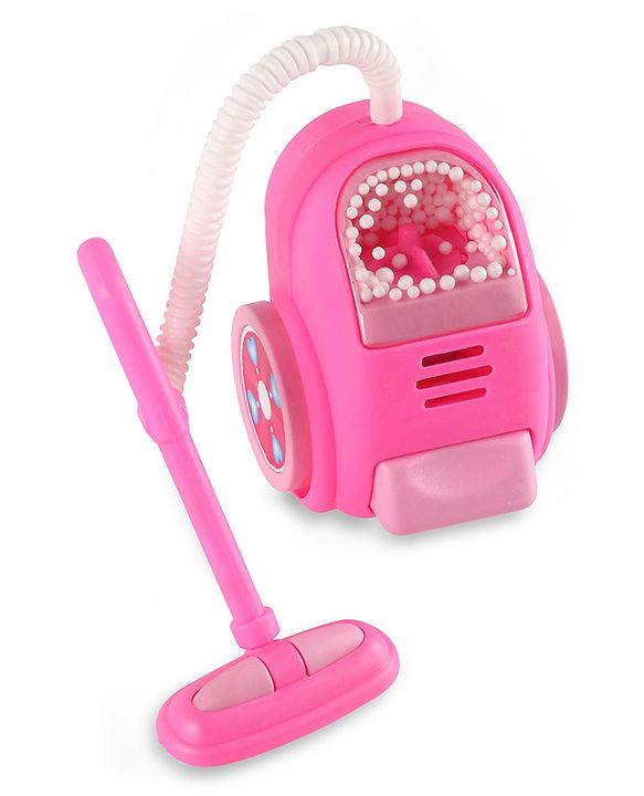 Babyhug Roleplay Home Appliances Set Washing Machine Iron Vacuum Cleaner Sewing Machine- Pink