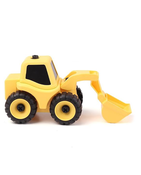 Babyhug DIY Construction Excavator with Screw Driver - Yellow