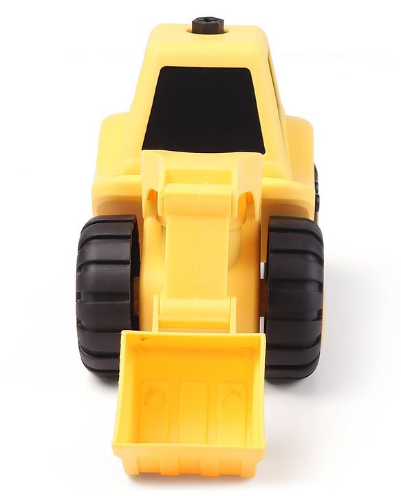Babyhug DIY Construction Excavator with Screw Driver - Yellow