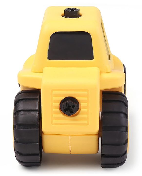 Babyhug DIY Construction Excavator with Screw Driver - Yellow