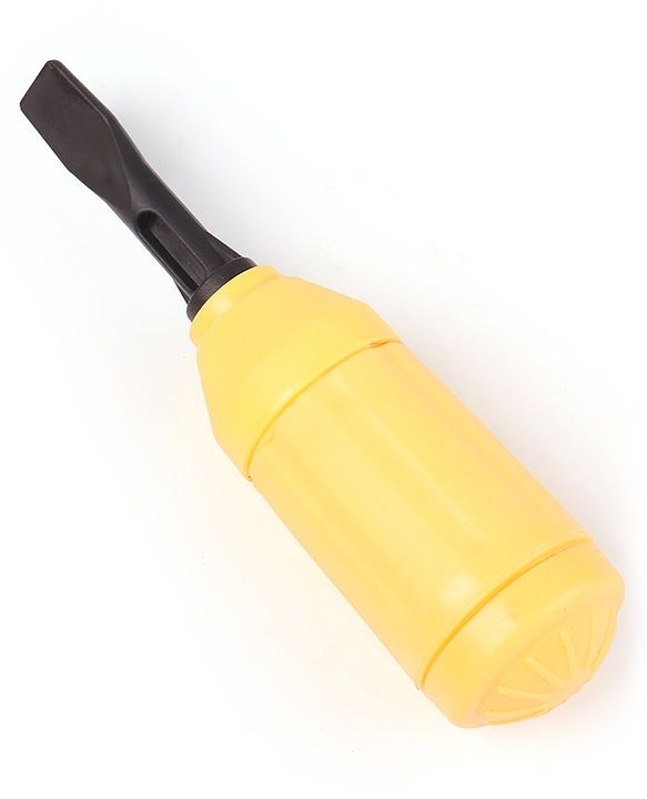 Babyhug DIY Construction Excavator with Screw Driver - Yellow