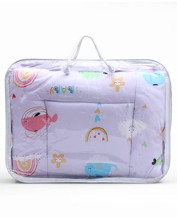 Babyhug Cotton Sleeping Bag Duck Print- Blue