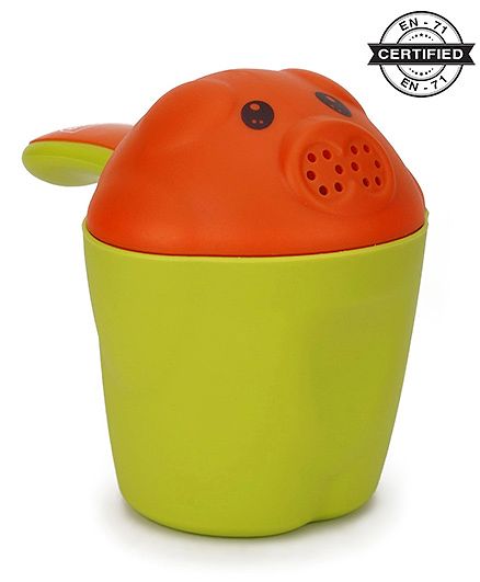 Babyhug Shampoo Rinse Cup - Green Orange