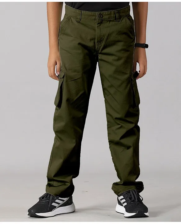 ZIP UP MILITARY CARGO PANT ARMY GREEN – Mostly Heard Rarely Seen