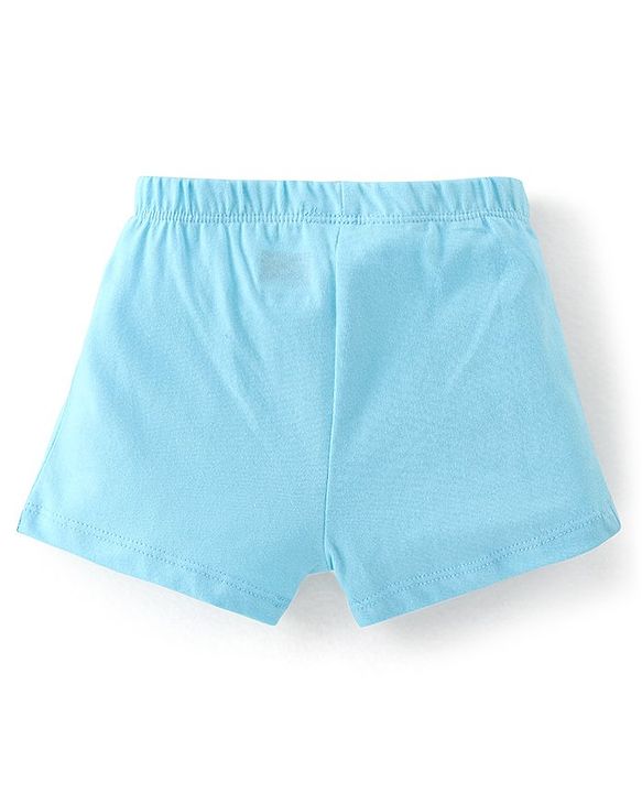 Babyhug 100% Cotton Antibacterial Trunk Briefs Stripes & Lion Print Pack of 3- Blue & Green