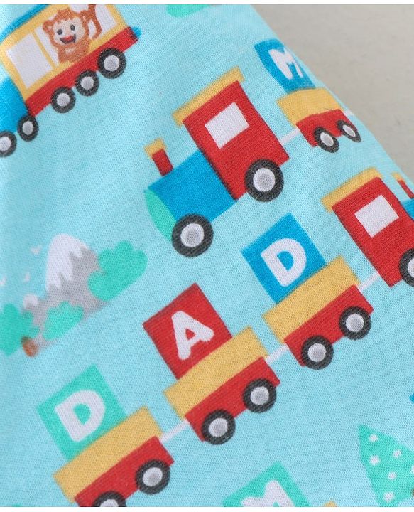 Babyhug 100% Cotton Antibacterial Trunks Pack of 3 - Yellow & Blue