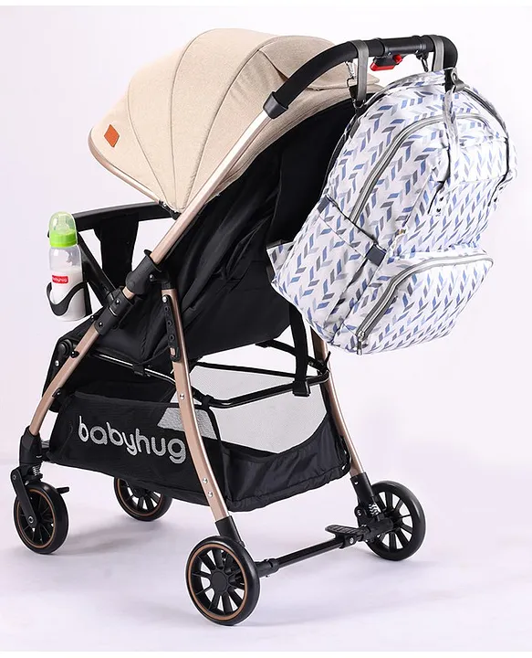 Babyhug Elite Baby Stroller Pram for Travel Foldable Compact with Reversible Handle Adjustable Backrest Canopy Online in India Buy at Best Price from Firstcry 14778177