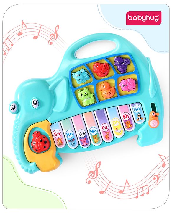 Babyhug Strawberry Musical Piano Keyboard- Red