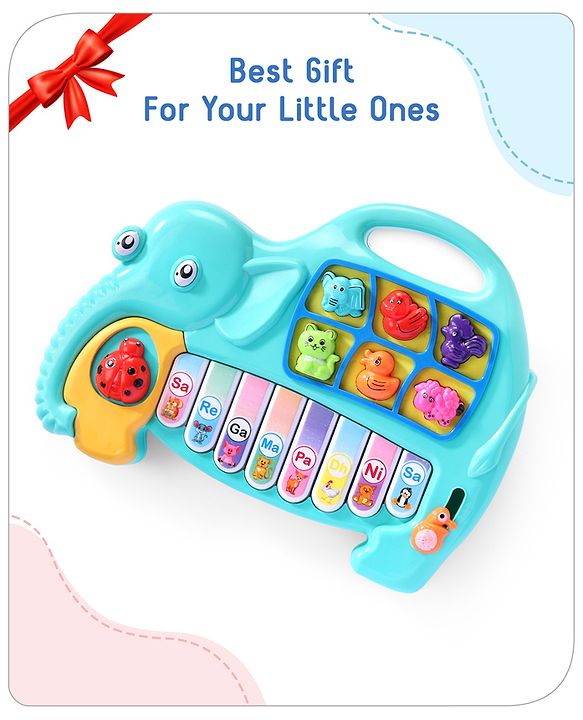 Babyhug Strawberry Musical Piano Keyboard- Red