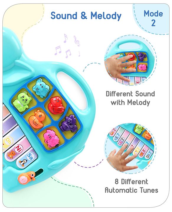 Babyhug Strawberry Musical Piano Keyboard- Red