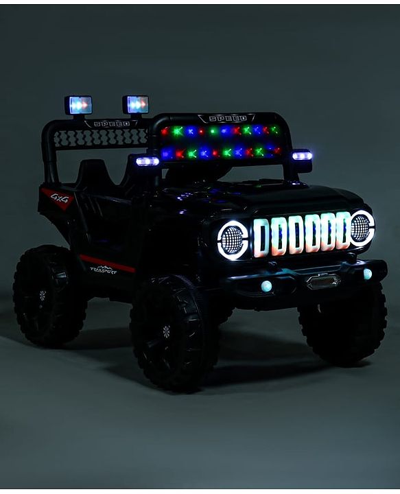 Babyhug Battery Operated Ride On Jeep with Remote Control - Red