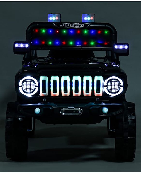 Babyhug Battery Operated Ride On Jeep with Remote Control - Red