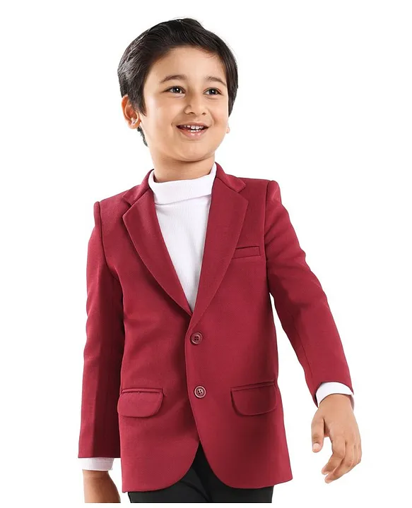 Red blazer for on sale boys