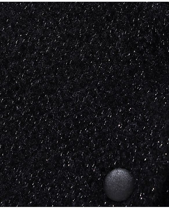 Babyhug Full Sleeves Hooded Jacket - Black