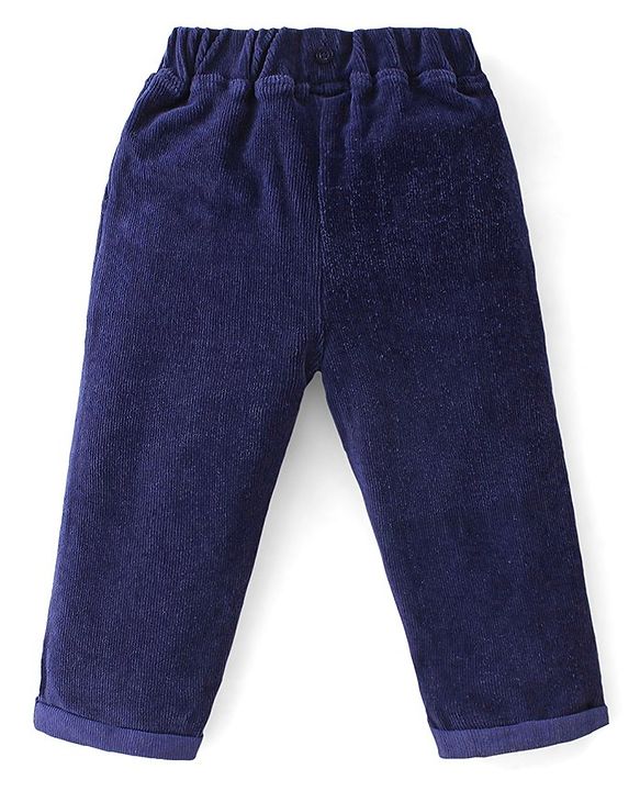 Babyhug Cotton Knit Half Sleeves Checkered Shirt & Trouser with Suspender - Red & Navy