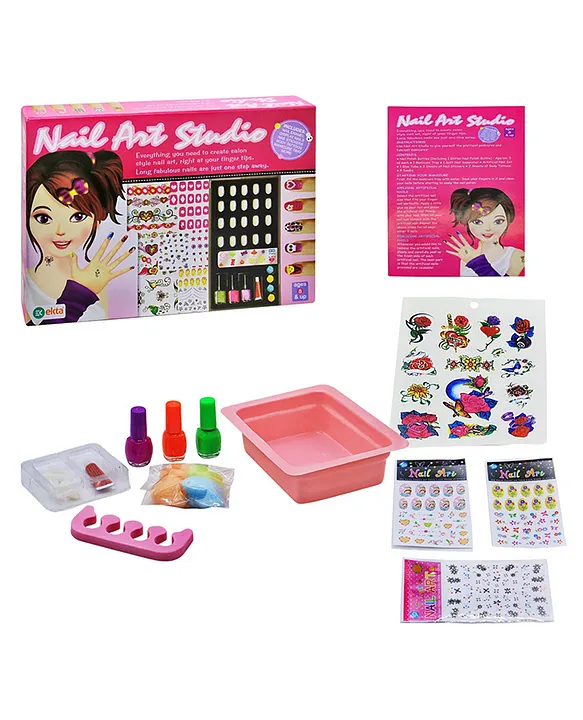 C&C Kids girl Nail Stickers Designs 3D Nail Art Stickers Waterproof healthy  and non-irritating Toys for baby girl | Lazada PH